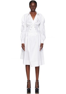 Vivienne Westwood White Kate Midi Dress
