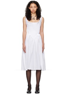 Vivienne Westwood White Sunday Midi Dress