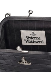 Vivienne Westwood Vivienne's Croc Embossed Leather Clutch