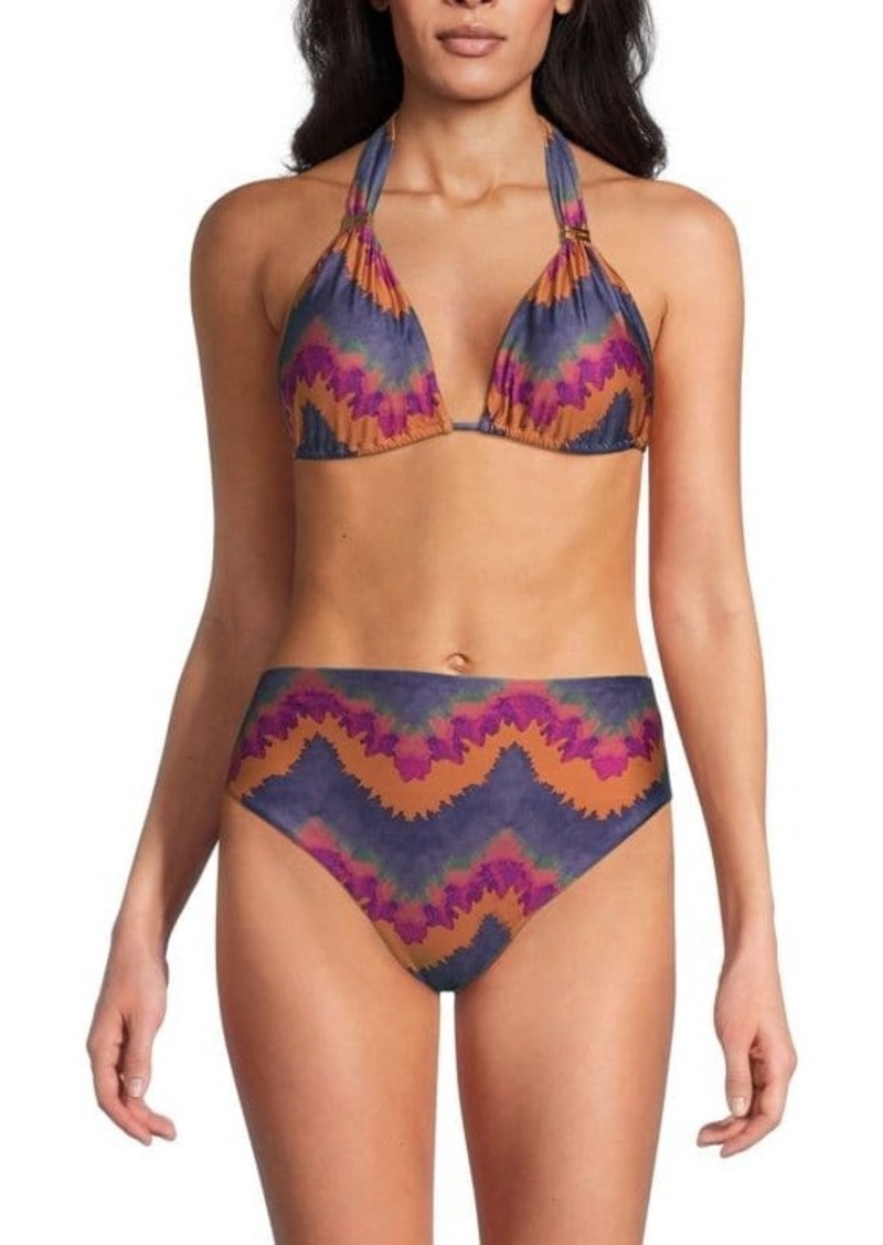 Vix Bia Abstract Print Halter Bikini Top
