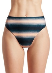 Vix Lake Bela Striped High-Rise Bikini Bottoms