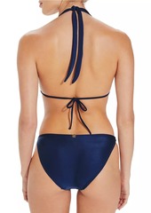 Vix Paula Beaded Halter Triangle Bikini Top