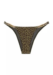 Vix Rosewood Ruth Leopard Cheeky Bikini Bottoms