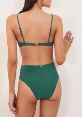 Vix Solid Lou Shimmer Bikini Top