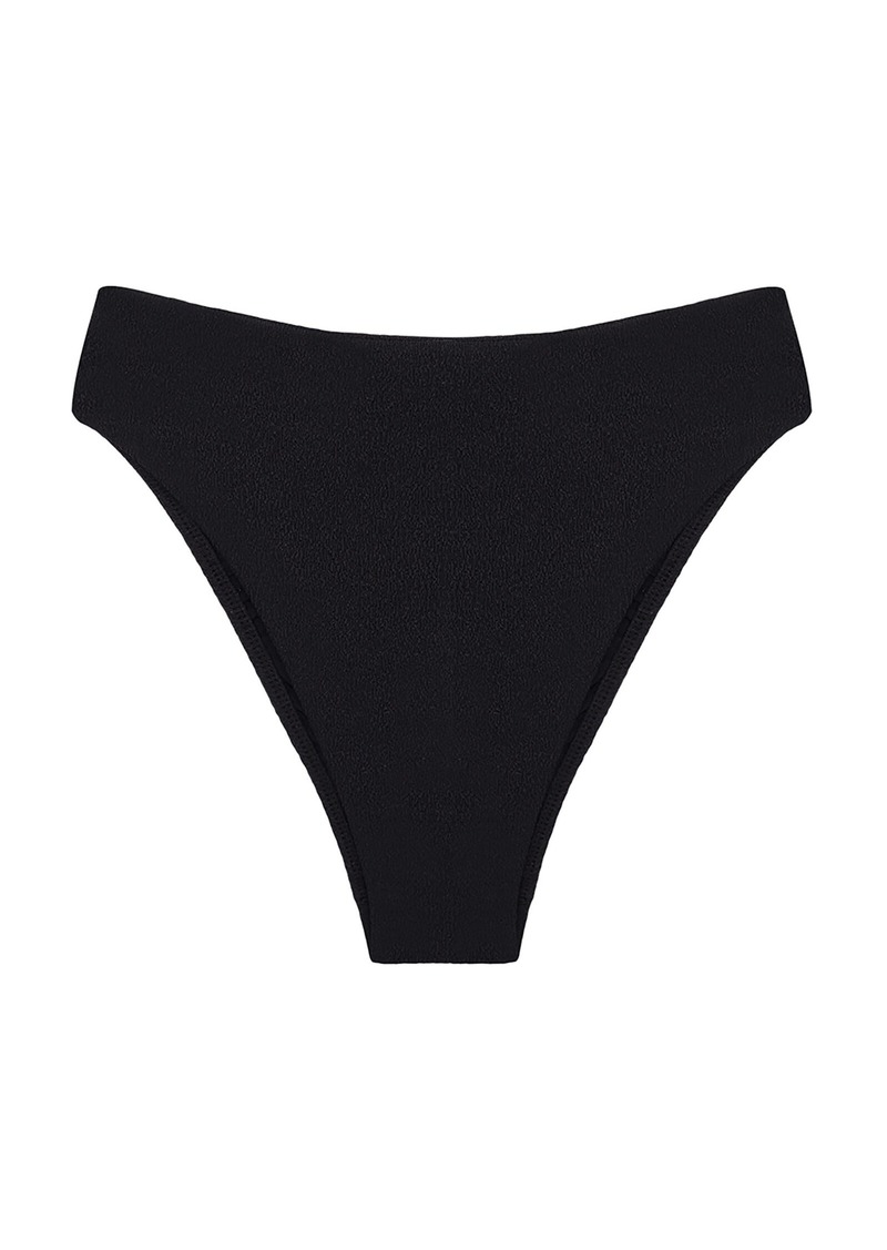 ViX - Vix X Bianca Brandolini Firenze Bb Gigi High-Waisted Bikini Bottom - Black - XS - Moda Operandi