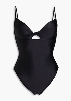 Vix Paula Hermanny - Stella cutout knotted swimsuit - Black - S