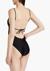 Vix Paula Hermanny - Stella cutout knotted swimsuit - Black - S