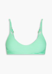 Vix Paula Hermanny - Dune Luli ribbed bikini top - Green - L