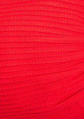 Vix Paula Hermanny - Dune ribbed bandeau bikini top - Red - S