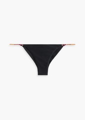 Vix Paula Hermanny - Elis embellished low-rise bikini briefs - Black - XS