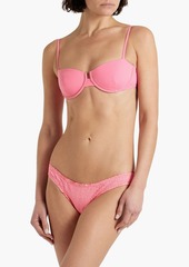 Vix Paula Hermanny - Laser-cut low-rise bikini briefs - Pink - S