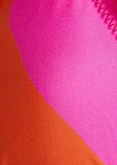 Vix Paula Hermanny - Ripple striped triangle bikini top - Orange - L