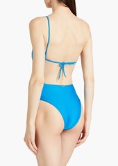 Vix Paula Hermanny - Solid Iris one-shoulder swimsuit - Blue - S