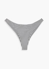 Vix Paula Hermanny - Valentina striped low-rise bikini briefs - White - XS