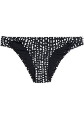 Vix Paula Hermanny Woman Printed Low-rise Bikini Briefs Black