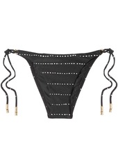 Vix Paula Hermanny Woman Shaye Printed Low-rise Bikini Briefs Black