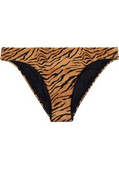 Vix Paula Hermanny Woman Tiger-print Low-rise Bikini Briefs Animal Print