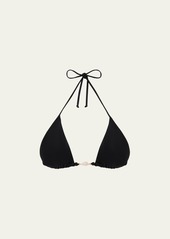 Vix Solid Ivy Triangle Bikini Top