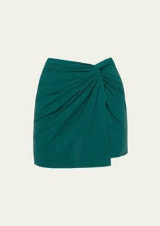 Vix Solid Karen Mini Skirt