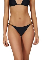 ViX Swimwear Ella Beaded Side Solid Bikini Bottom