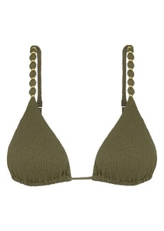 ViX Swimwear Firenze Bead Strap Triangle Bikini Top