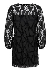 ViX Swimwear Julieta Cutwork Long Sleeve Cotton Blend Cover-Up Dress