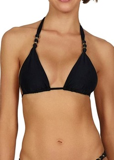 ViX Swimwear Paula Solid Bikini Top in Black at Nordstrom
