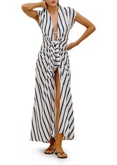 ViX Swimwear Perrine Sasha Stripe Cover-Up Dress