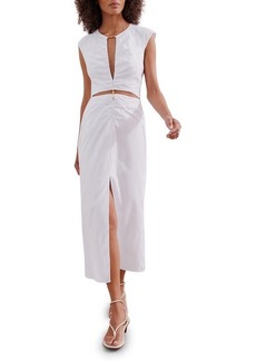 ViX Swimwear Saori Solid Cover-Up Midi Dress