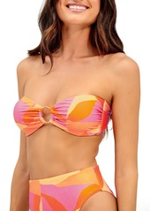 ViX Swimwear Scales Ripple Strapless Bikini Top in Pink Multi at Nordstrom Rack