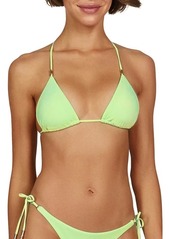 ViX Swimwear Shaye Solid Bikini Top in Lime at Nordstrom