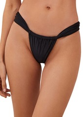 ViX Swimwear Solid Tanga Bikini Bottoms