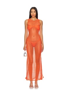 Vix Swimwear Twist Long Cover Up Dress