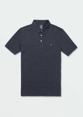 Volcom Banger Polo Short Sleeve Shirt - Navy