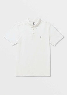 Volcom Banger Short Sleeve Polo Shirt - White