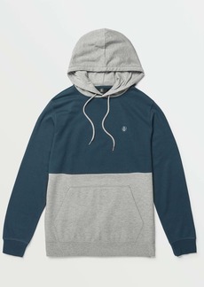 Volcom Contrast Pullover Fleece Sweatshirt - Navy Paint