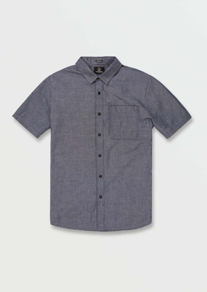 Volcom Date Knight Short Sleeve Shirt - Navy