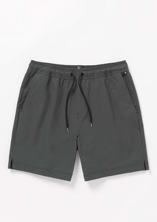 Volcom Hoxstop Elastic Waist Shorts - Asphalt Black