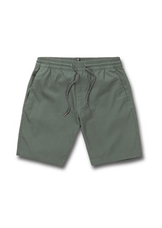 Volcom Men's Frickin Chino Elastic Waist Shorts - Dark Forest