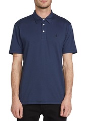 Volcom Mens Logo Collared Polo Shirt