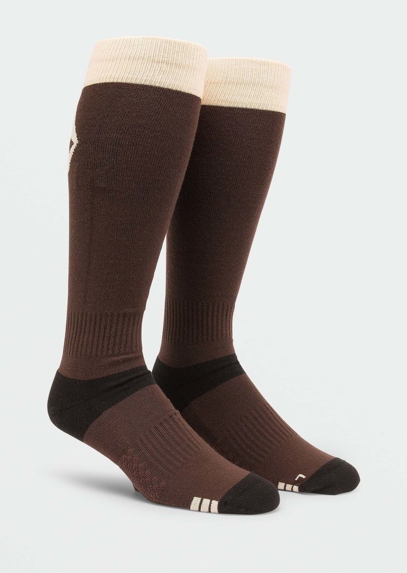 Volcom Mens Synth Sock - Brown