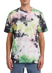 Volcom Position Tie Dye Graphic Tee in Green Multi at Nordstrom