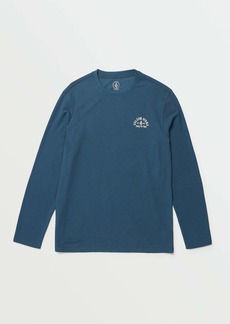 Volcom Nunez Graphic Thermal Shirt - Smokey Blue