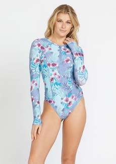 Volcom Semi Tropic Surf Suit - Washed Blue