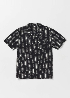 Volcom Shaken Stirred Woven Short Sleeve Shirt - Black