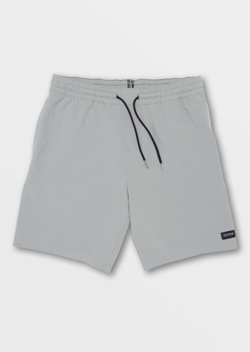 Volcom Stones Hybrid Elastic Waist Shorts - Grey