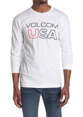 Volcom USA Logo Long Sleeve T-Shirt