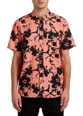 Volcom Burres Floral Short Sleeve Button-Up Shirt
