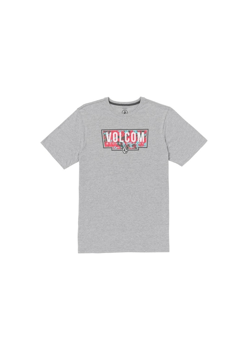 Volcom Fill Up Short Sleeve T-shirt - Heather Grey