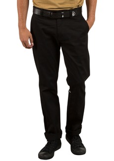 Volcom Modern Stretch Chino Pants in Black at Nordstrom